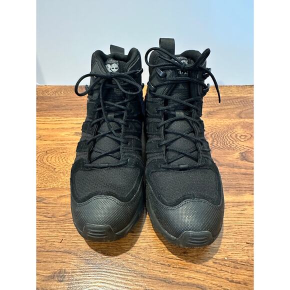 Timberland PRO Switchback Waterproof Hiker Boots - Black Size 9.5 - Picture 3 of 10